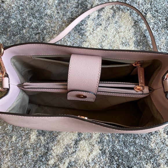 Michael Kors Sofia Large Leather Satchel - Picture 3 of 5